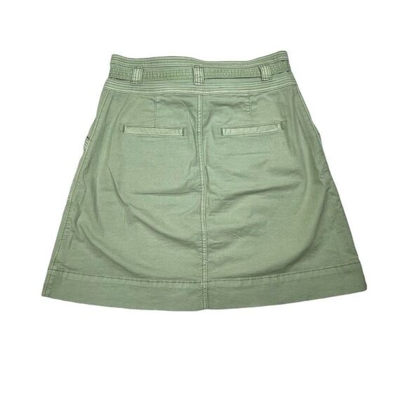 Anthropologie Pilcro And The Letterpress Utility A-line  Green Skirt - Picture 3 of 10